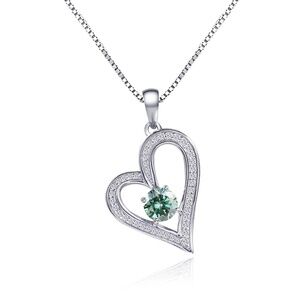 Sterling Silver Moissanite Necklace
